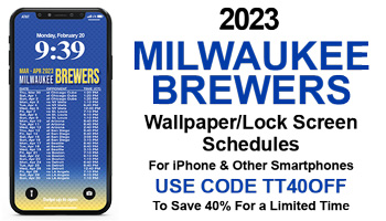 2023 Brewers Wallpaper Lock Screen Schedule