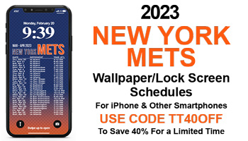 2023 Mets Wallpaper Lock Screen Schedule