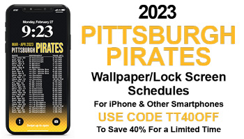 2023 Pirates Wallpaper Lock Screen Schedule