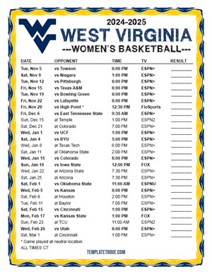 UConn Huskies Women's Basketball 2024-25 Printable Schedule - Central Times