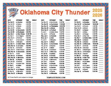 2024-25 NBA Schedules