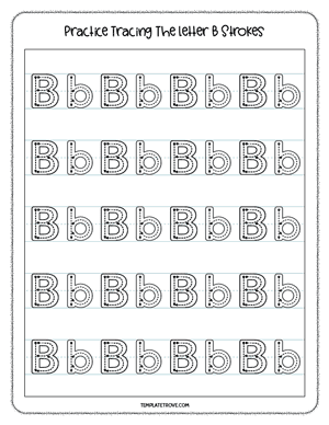 Alphabet Tracing Worksheet #1-2A