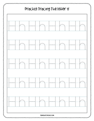 Alphabet Tracing Worksheet #3-2B
