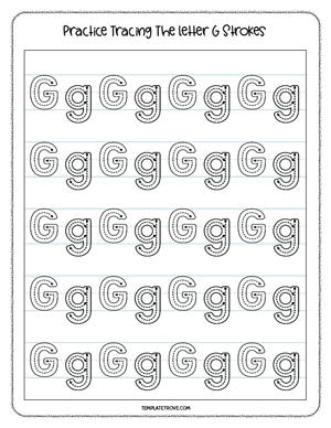 Alphabet Tracing Worksheet #3A