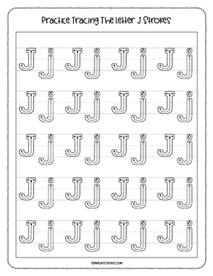 Alphabet Tracing Worksheet #4A