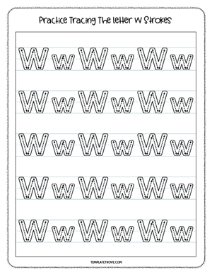 Alphabet Tracing Worksheet #8-2A