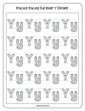 Alphabet Tracing Worksheet #9A