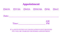 Appointment Card Template 3
