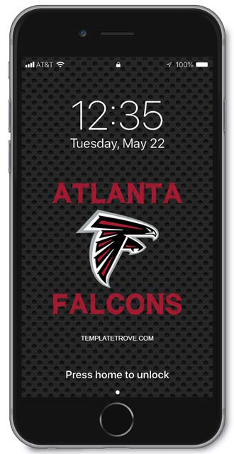 Atlanta Falcons Lock Screen 1