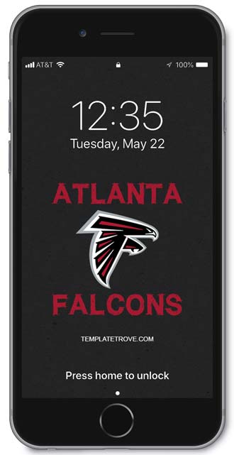 Atlanta Falcons Lock Screen 2