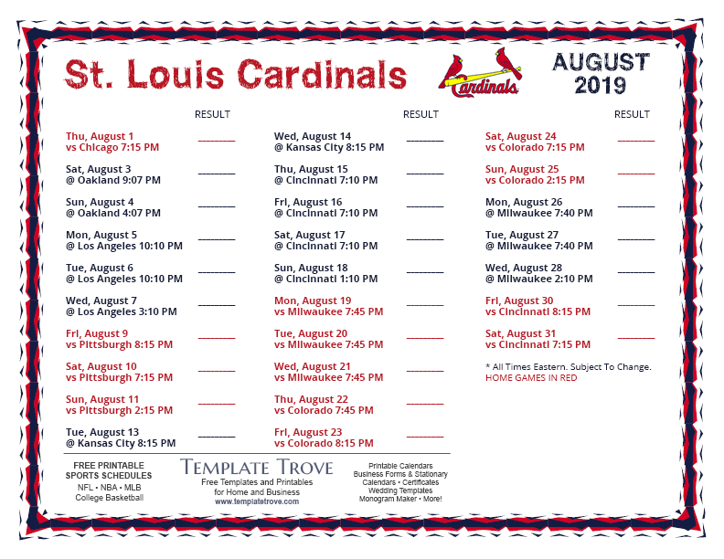 st louis cardinals schedule 2022