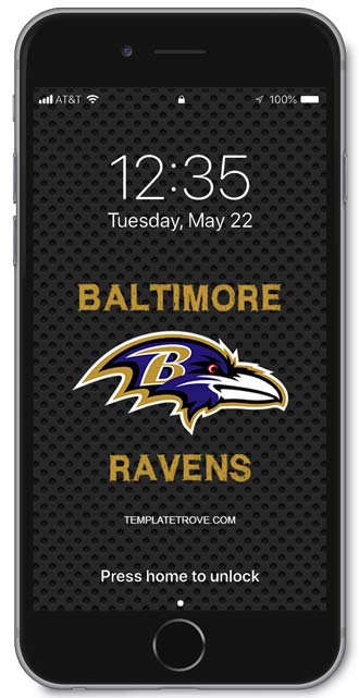 Baltimore Ravens Lock Screen 1