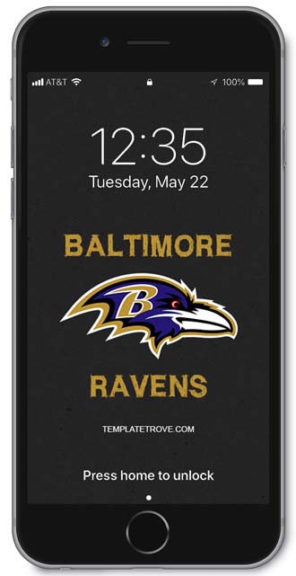 Baltimore Ravens Lock Screen 2