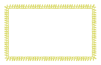 Banana-Yellow Doodle Border - Half Sheet Size