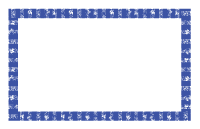 Blue Grunge Border - Half Sheet Size