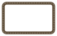 Brown Lace Border - Half Sheet Size