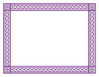 Purple Certificate Border 2