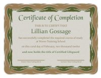Certificate of Completion Template - 1B