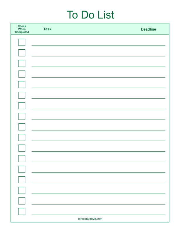 checklist-templates
