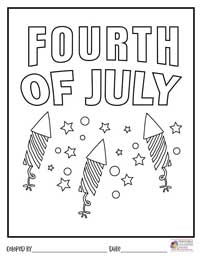4th of July Coloring Pages 11 - Colored By