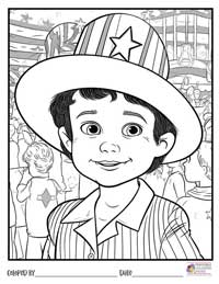 4th of July Coloring Pages 12 - Colored By