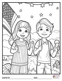 4th of July Coloring Pages 13 - Colored By