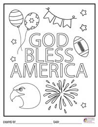 4th of July Coloring Pages 16 - Colored By