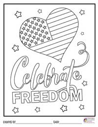 4th of July Coloring Pages 20 - Colored By