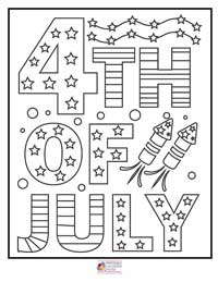 4th of July Coloring Pages 2B