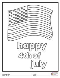 4th of July Coloring Pages 5 - Colored By