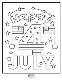 4th of July Coloring Pages 6B