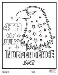 4th of July Coloring Pages 9 - Colored By