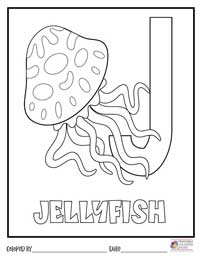 Alphabet Coloring Pages 10 - Colored By