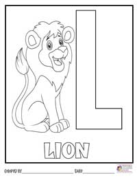 Alphabet Coloring Pages 12 - Colored By