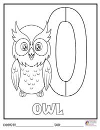 Alphabet Coloring Pages 15 - Colored By
