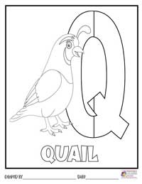 Alphabet Coloring Pages 17 - Colored By