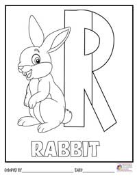 Alphabet Coloring Pages 18 - Colored By