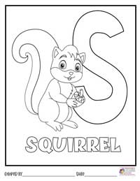 Alphabet Coloring Pages 19 - Colored By