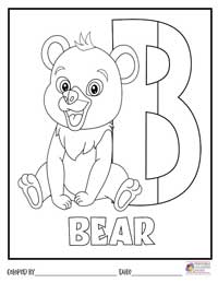Alphabet Coloring Pages 2 - Colored By