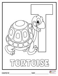 Alphabet Coloring Pages 20 - Colored By