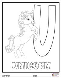 Alphabet Coloring Pages 21 - Colored By