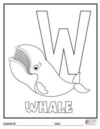 Alphabet Coloring Pages 23 - Colored By