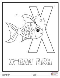 Alphabet Coloring Pages 24 - Colored By