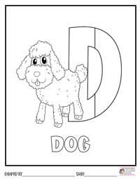 Alphabet Coloring Pages 4 - Colored By