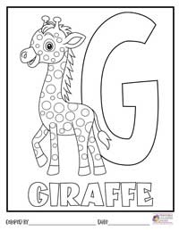 Alphabet Coloring Pages 7 - Colored By