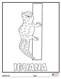 Alphabet Coloring Pages 9 - Colored By