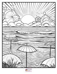 Beach Coloring Pages 10B