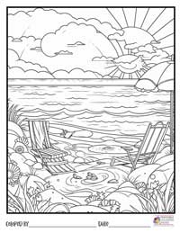 Beach Coloring Pages 12 - Colored By