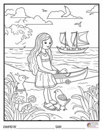 Beach Coloring Pages 14 - Colored By
