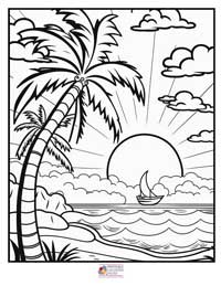 Beach Coloring Pages 17B